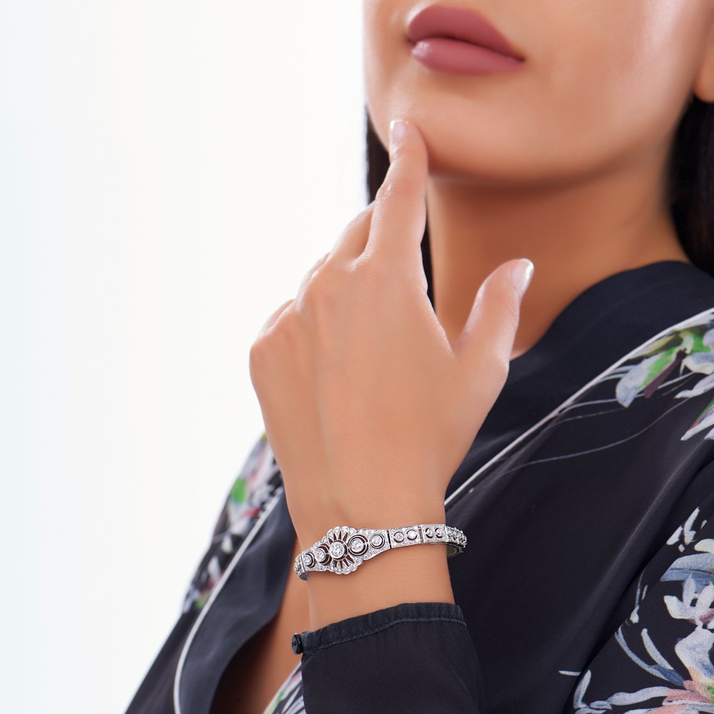 6,00 Karat Pırlanta Platin Bileklik