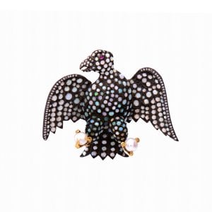 Pırlantalı Opal Kartal Broş