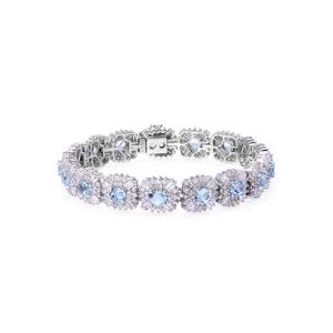 6,25 Karat Pırlanta Aquamarine Fantezi Bileklik
