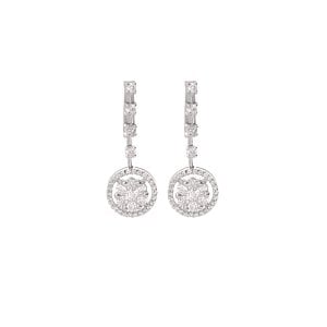 1,30 Karat Pırlanta Coronet Küpe