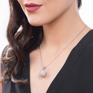 2,65 Karat Pırlanta Top Kolye
