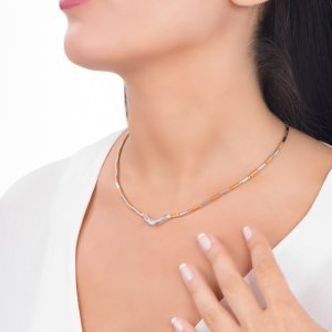 1,00 Karat Pırlanta Bagetli Gerdanlık