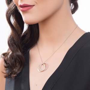 0,42 Karat Pırlanta Fantezi Halka Kolye