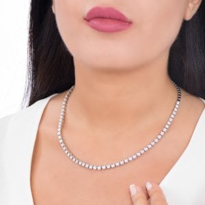 4,40 Karat Pırlanta Su Yolu Gerdanlık