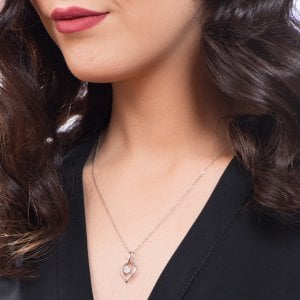 0,80 Karat Pırlanta Bagetli Kolye