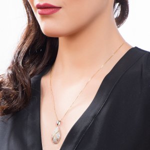 0,75 Karat Pırlanta Fantezi Kolye